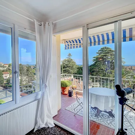 Apartmán Immogroom - Close Beaches- Beautiful Terrace - Seaview - Congressbeaches Cannes